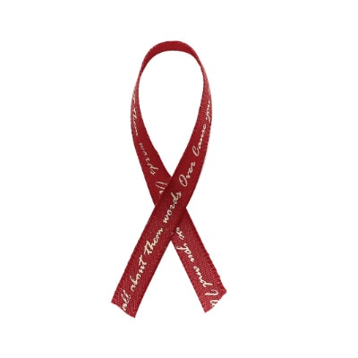 英字リボン　さゆり染め 英字リボン さゆり染め