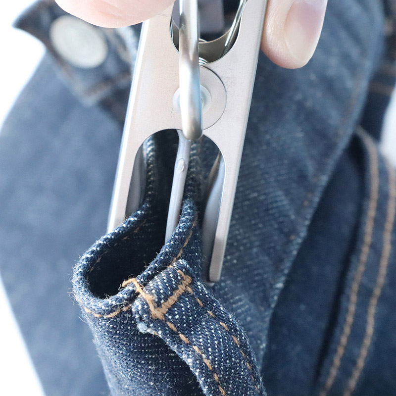 チャナカンパニー ボトムス用グリップクリップハンガー ブルー