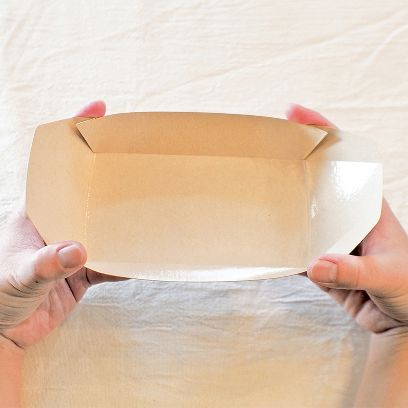 高津紙器 舟形紙トレー 100個/袋（ご注文単位12袋）【直送品