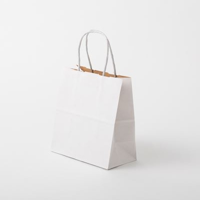 星野 キャリーバッグ　WK-SS #1　ホワイト 314105 100枚/束（ご注文単位1束）【直送品】