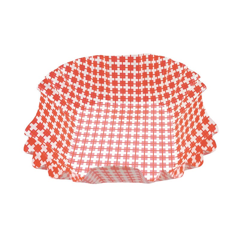 シンメイ NEW純白ペットケース 角 正 チェック柄 赤 1パック(ご注文単位20パック)【直送品】