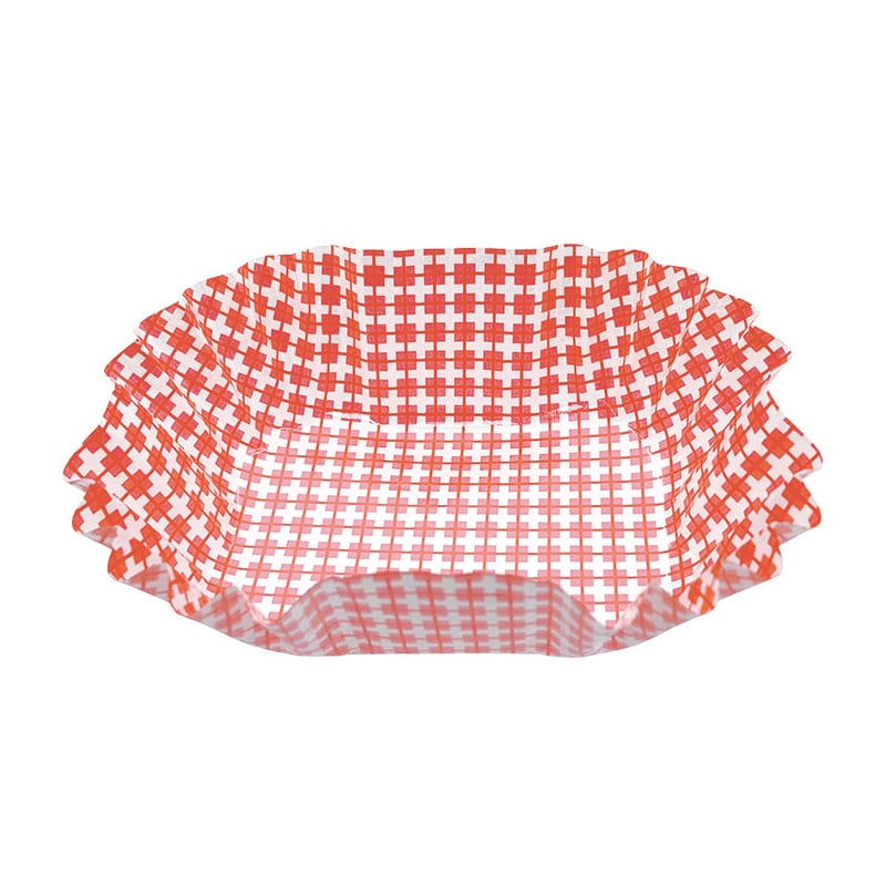 シンメイ NEW純白ペットケース 角 大 チェック柄 赤 1パック(ご注文単位20パック)【直送品】