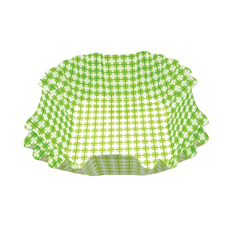 シンメイ NEW純白ペットケース 角 正 チェック柄 緑 1パック(ご注文単位20パック)【直送品】