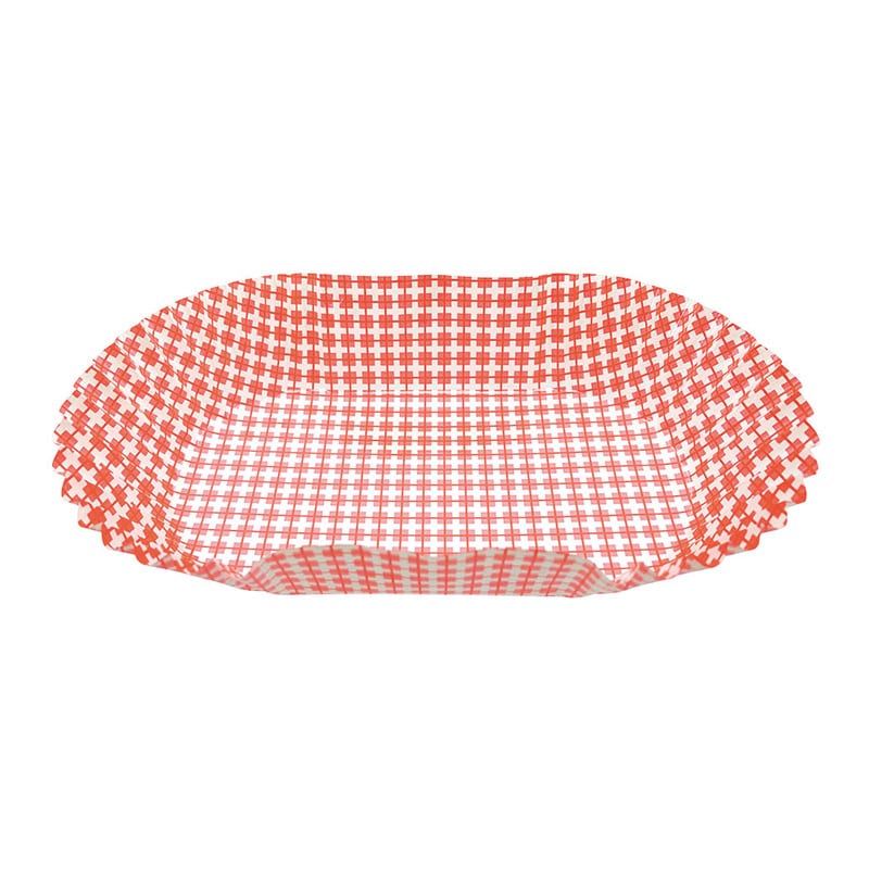 シンメイ NEW純白ペットケース 小判 120 チェック柄 赤 1パック(ご注文単位20パック)【直送品】