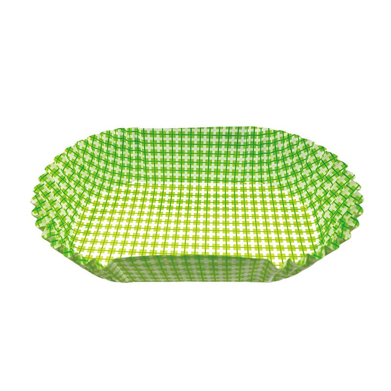 シンメイ NEW純白ペットケース 小判 120 チェック柄 緑 1パック(ご注文単位20パック)【直送品】