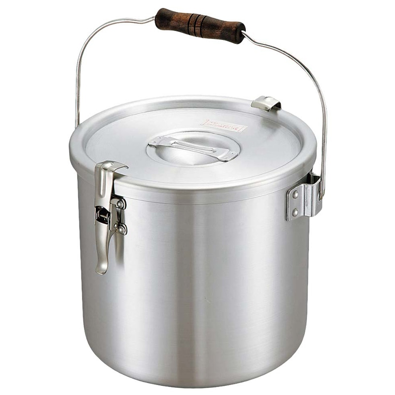 中尾アルミ製作所 アルマイト パッキン寸胴鍋 目盛無 36cm 1個(ご注文単位1個)【直送品】