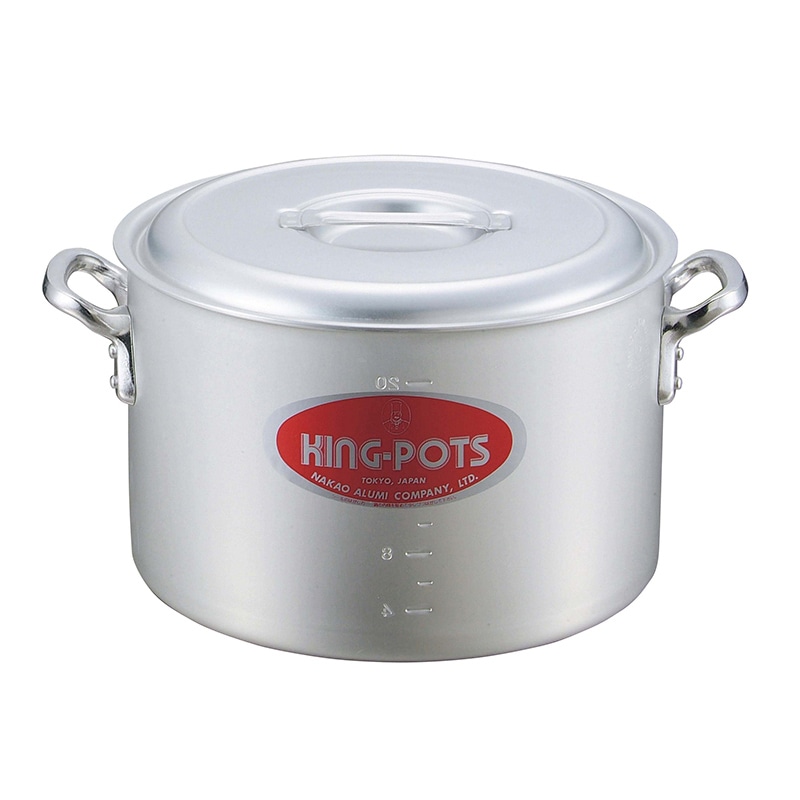 … プロデンジ 半寸胴鍋 目盛付 33cm(17.0L) 1個 半寸胴鍋 プロデンジ IH対応 目盛付 33cm 17.0L ステンレス（km