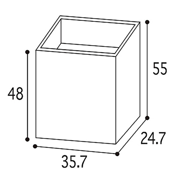アルファ 紙製陳列台 ディスプレイBOX レンガ GS8-0092 1台（ご