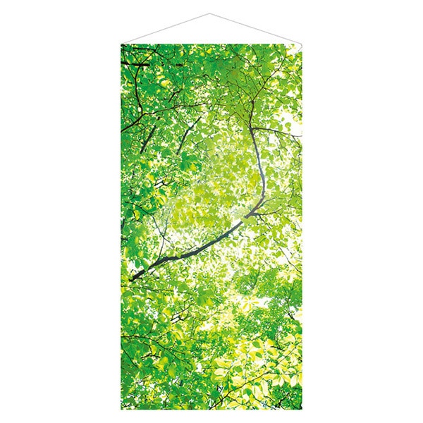 アルファ 新緑若葉タペストリー 防炎加工 TC2-0082 1枚(ご注文単位1枚)【直送品】
