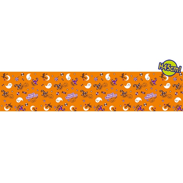 アルファ ビニール幕 45cm×25m ハロウィン PC4-0384B 1束(ご注文単位1束)【直送品】