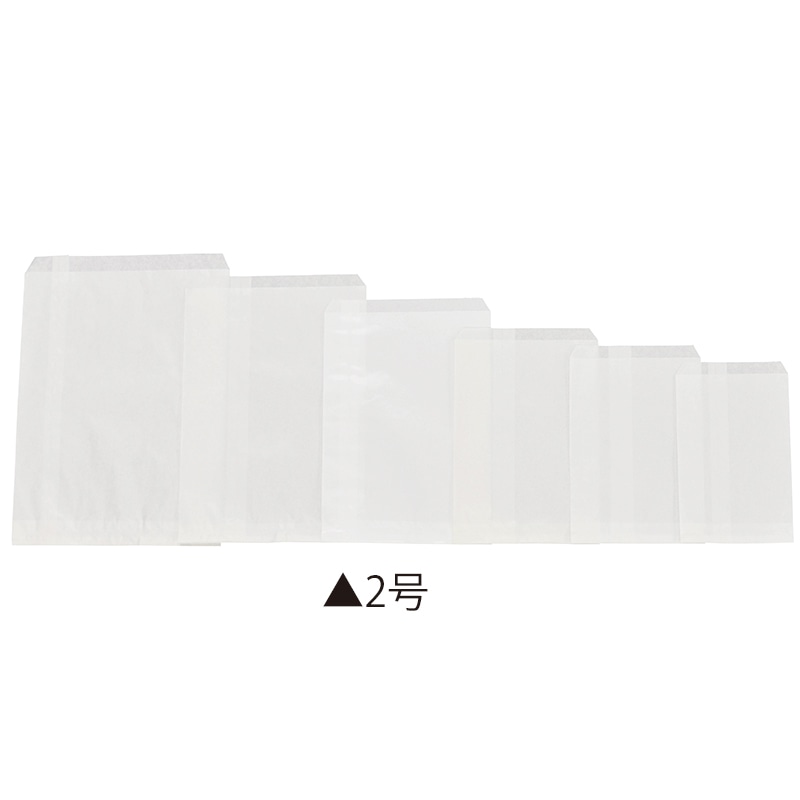 >大阪ポリエチレン販売株式会社 純白平袋　2号  516 2000枚/包（ご注文単位1包）【直送品】