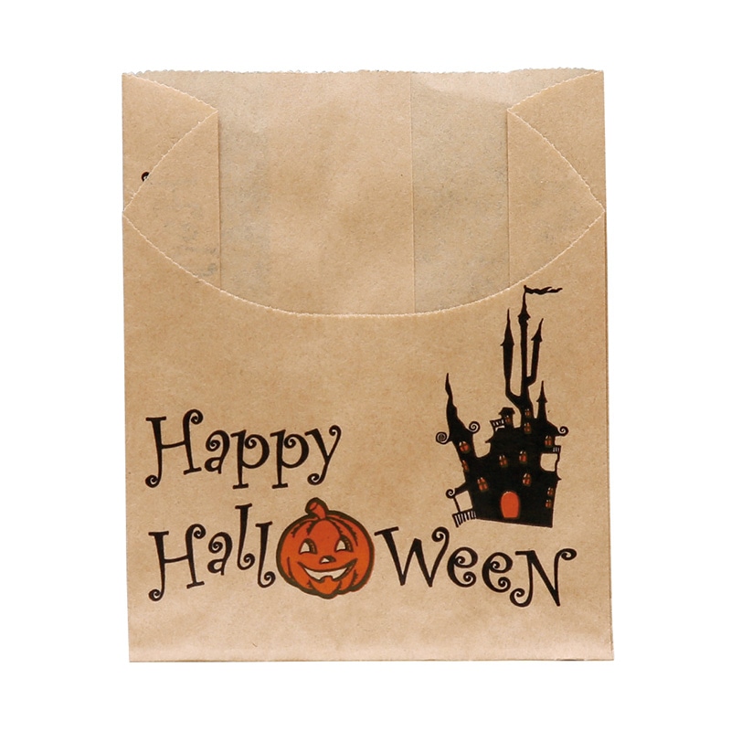 大阪ポリエチレン販売株式会社 耐油袋 ハロウィンハーフムーン No.223 8972 100枚/袋(ご注文単位1袋)【直送品】