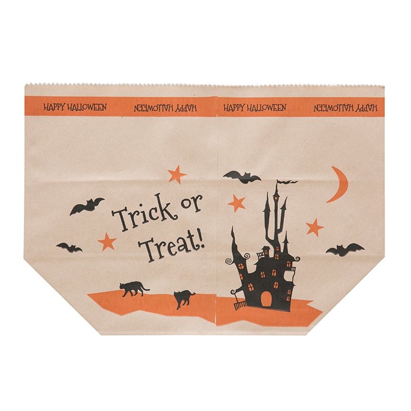 大阪ポリエチレン販売株式会社 亀甲袋 ハロウィン柄 2034 100枚/袋(ご注文単位1袋)【直送品】