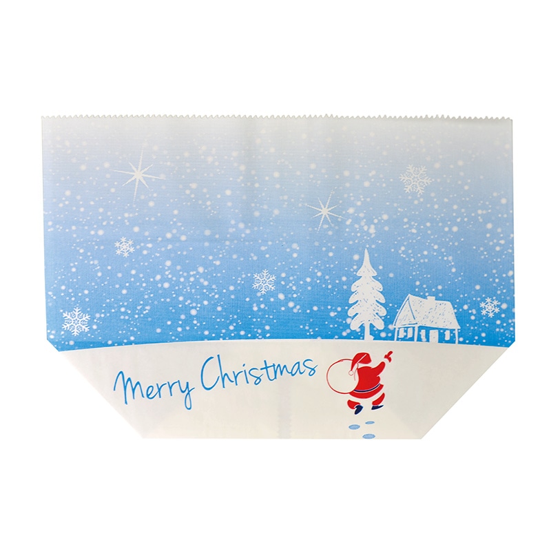 大阪ポリエチレン販売株式会社 亀甲袋 クリスマス B柄 2035 100枚/袋(ご注文単位1袋)【直送品】