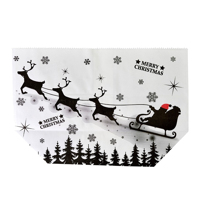 大阪ポリエチレン販売株式会社 亀甲袋 クリスマス A柄 2036 100枚/袋(ご注文単位1袋)【直送品】