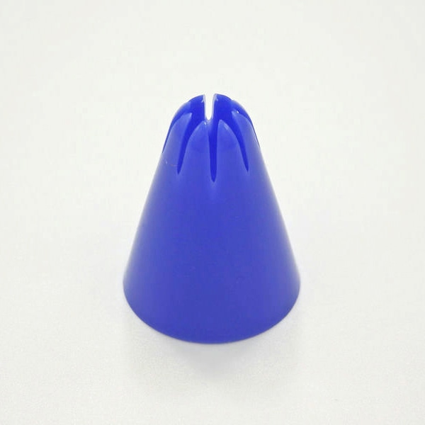 ホウケン産業 プラスチック口金 バラ 青 100個/袋(ご注文単位40袋)【直送品】