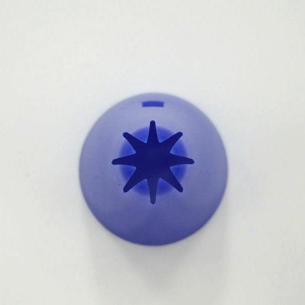 ホウケン産業 プラスチック口金 バラ 青 100個/袋（ご注文単位40