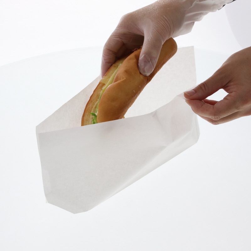 ホットドッグ袋GZ 100枚/袋 004738101 包装用品・店舗用品の