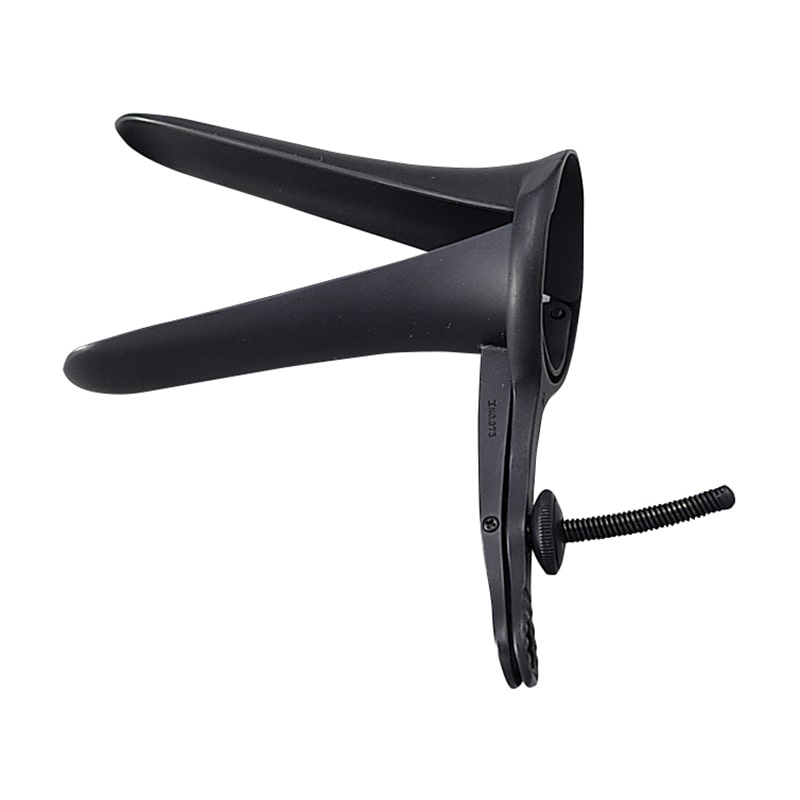 膣鏡 クスコー氏 ブラック SSS 1個(ご注文単位1個)【直送品】