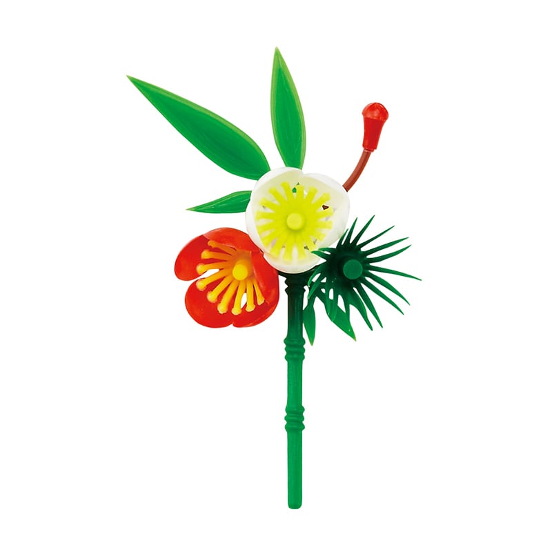 神堂 プラ造花飾り 松竹梅 小 09751 50個/パック(ご注文単位1パック)【直送品】