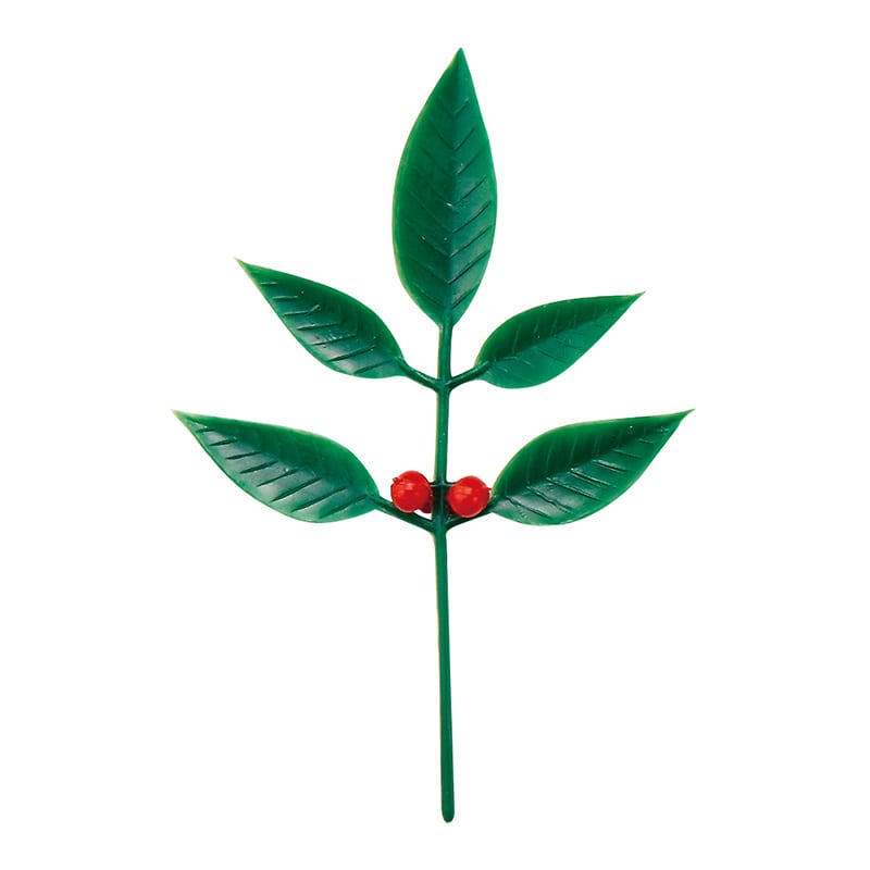 神堂 プラ造花飾り 南天 小 09758 100個/パック(ご注文単位1パック)【直送品】
