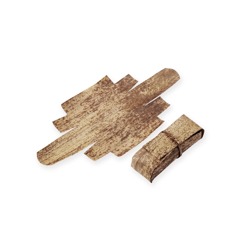 神堂 食品包装資材 竹皮型抜き KTK-7 100枚/束（ご注文単位1束）【直送