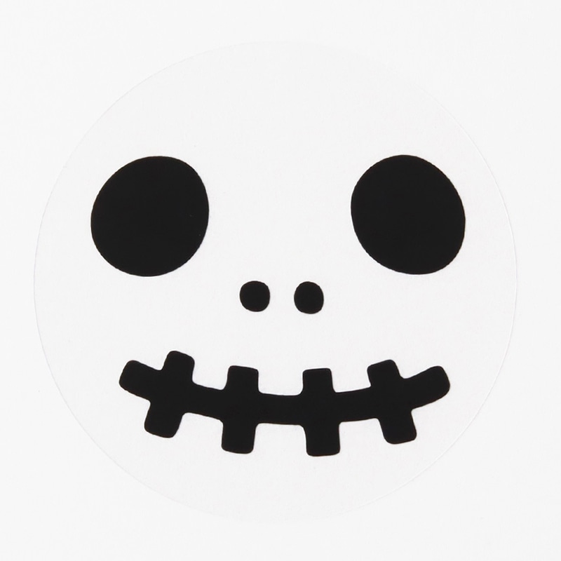 cotta 透明シール がいこつ 10片/1枚 99733 10枚/束(ご注文単位1束)【直送品】