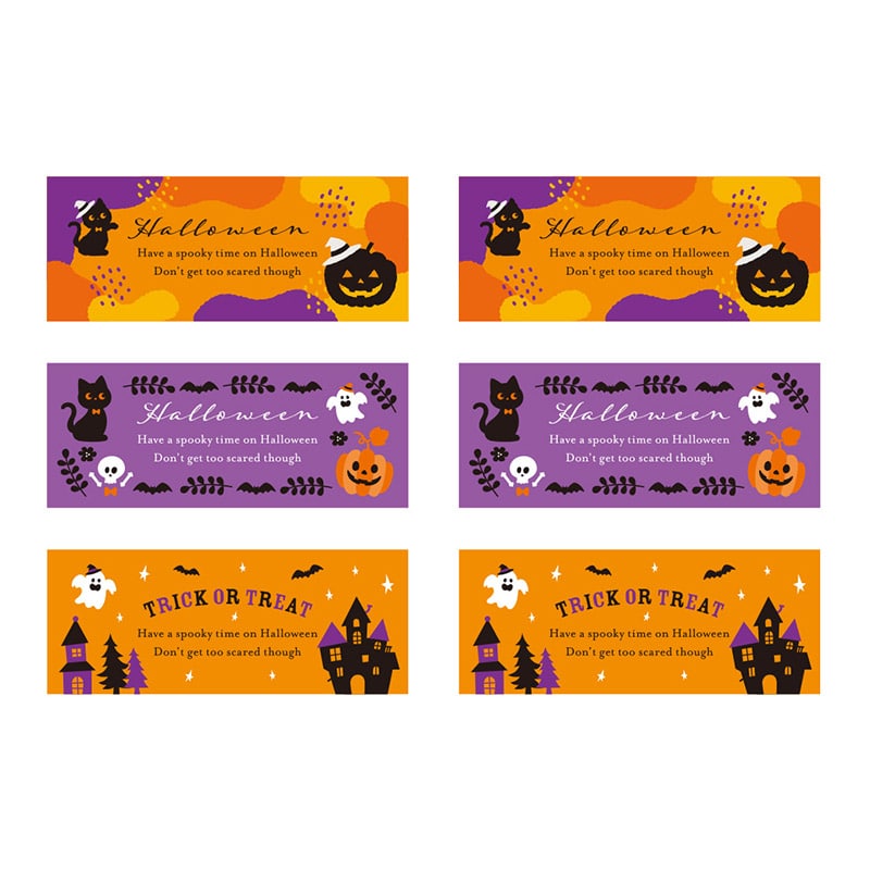 cotta シール　ハロウィンパレット 3柄×4片 99873 10枚/束（ご注文単位1束）【直送品】