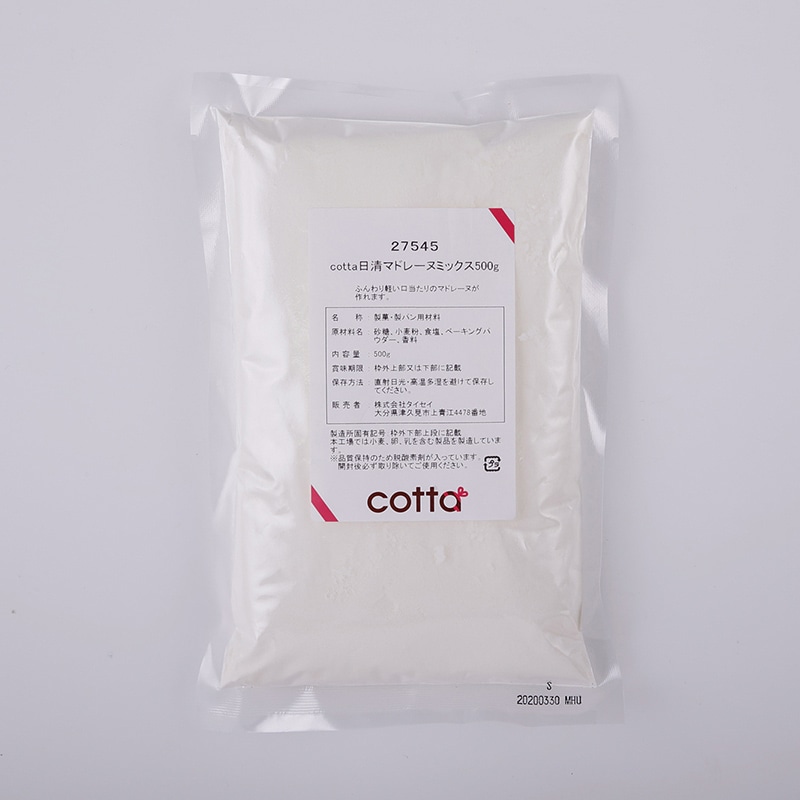 日清マドレーヌミックス 500g 27545 1袋※軽(ご注文単位1袋)【直送品】