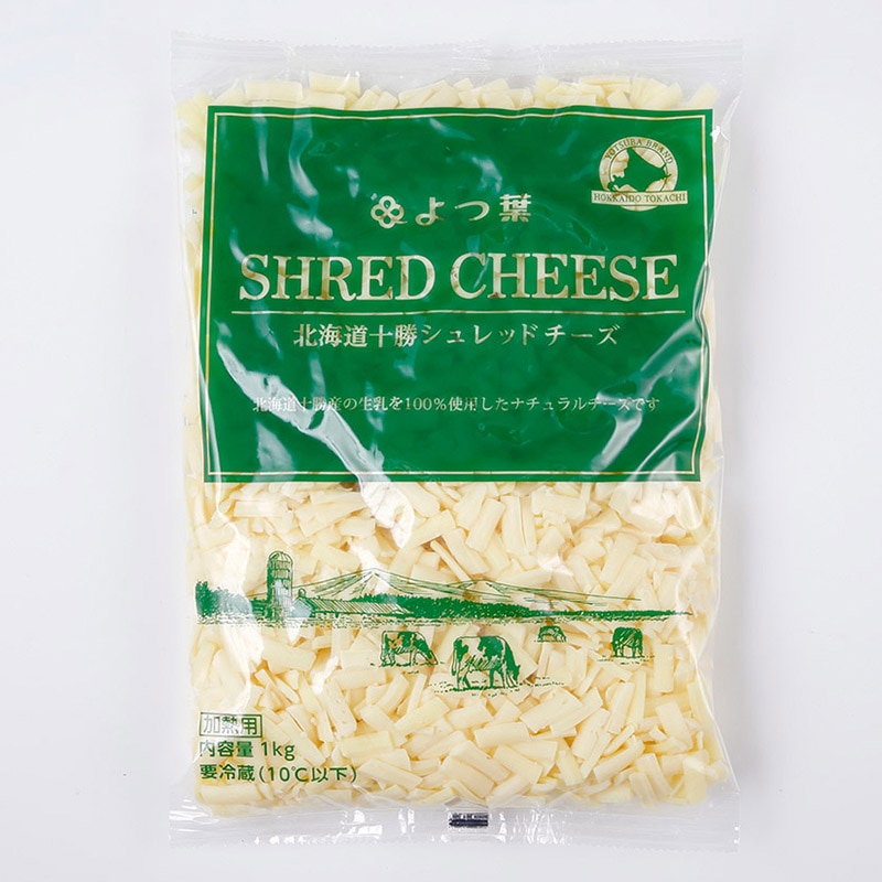 <冷蔵>よつ葉 シュレッドチーズ 1kg 24732 1袋※軽(ご注文単位1袋)【直送品】 包装用品・店舗用品の通販 シモジマ