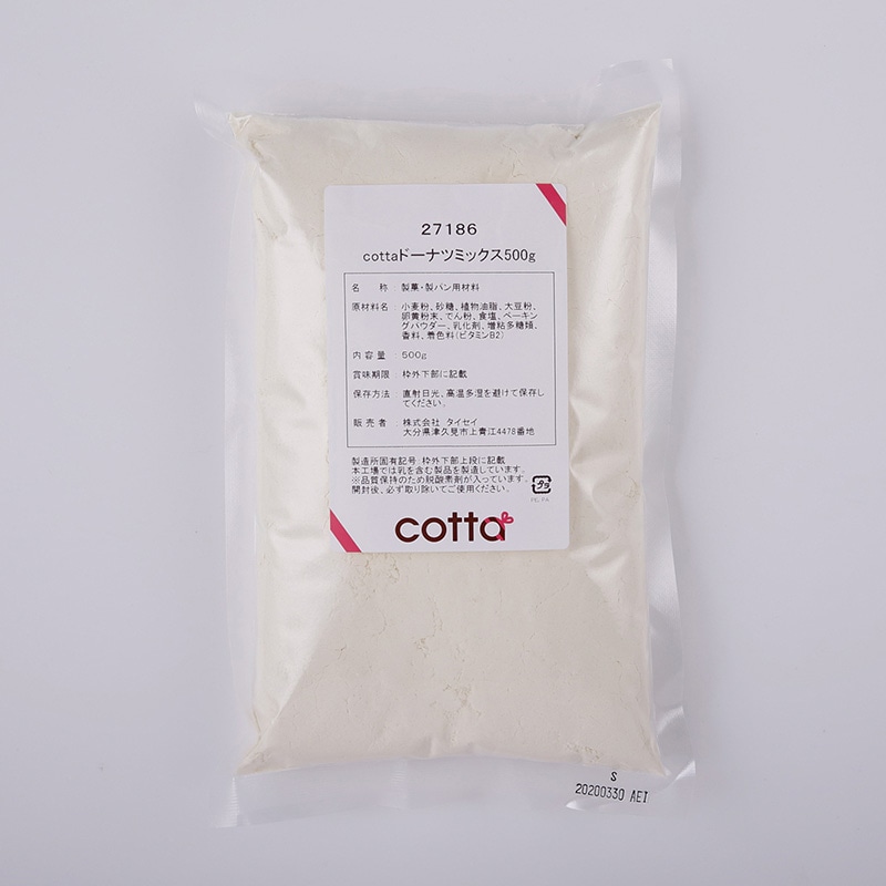 ドーナツミックス 500g 27186 1袋※軽(ご注文単位1袋)【直送品】