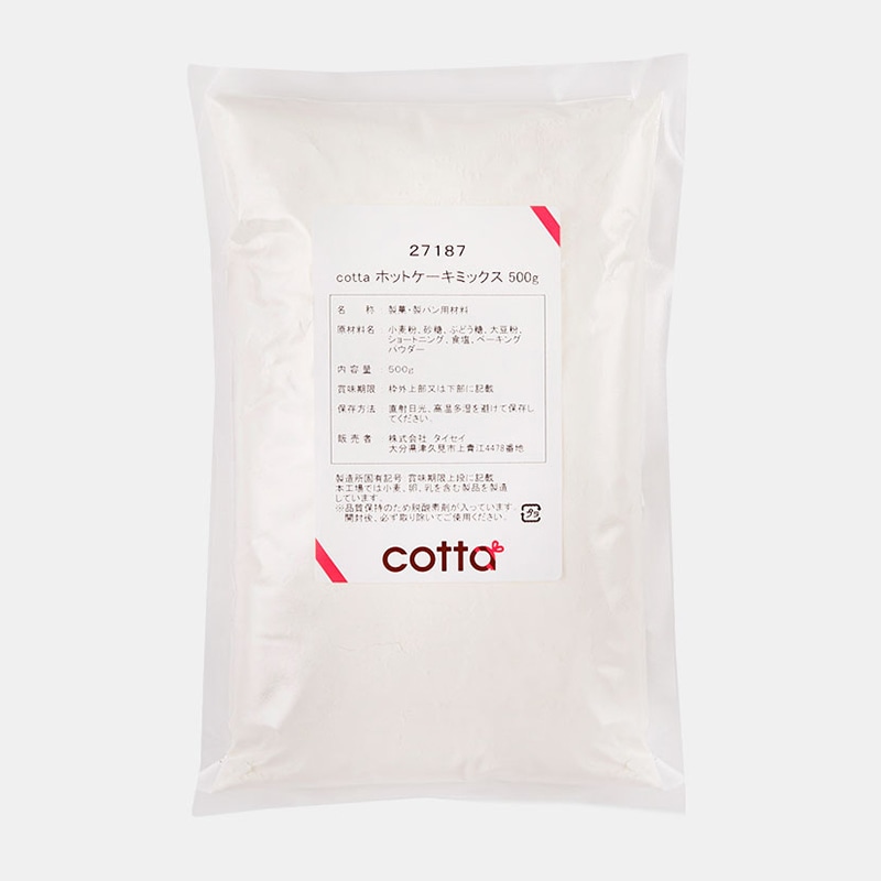 ホットケーキミックス 500g 27187 1袋※軽(ご注文単位1袋)【直送品】