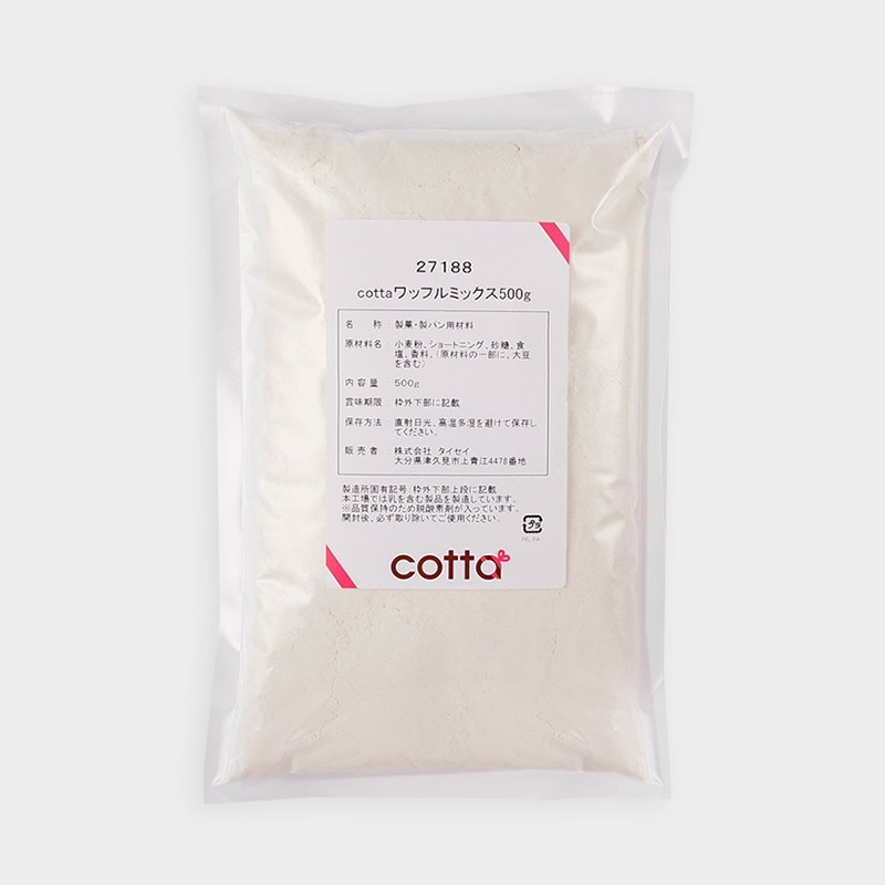 ベルギーワッフルミックス 500g 27188 1袋※軽(ご注文単位1袋)【直送品】