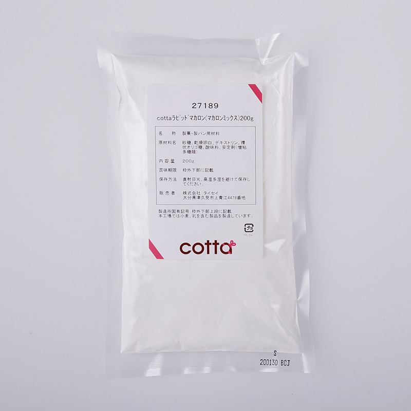 ラピッドマカロンマカロンミックス 200g 27189 1袋※軽(ご注文単位1袋)【直送品】