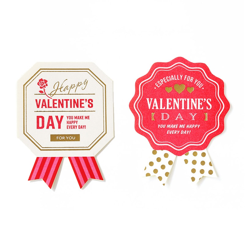 cotta バレンタインシール エンブレム 94885 10組/袋（ご注文単位1袋）【直送品】