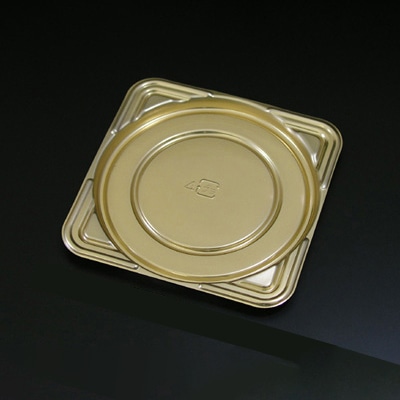 ホールケーキ用　ゴールドトレー各種 10枚】直径245mm ケーキトレー ゴールド 7号 角型 金 ホール