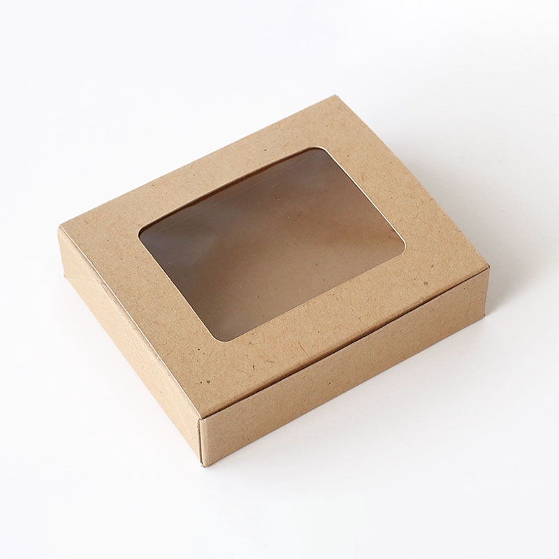 cotta クラフト窓付箱 94949 25個/セット(ご注文単位1セット)【直送品】