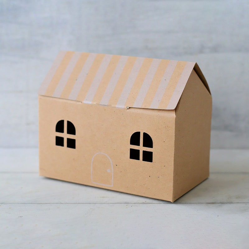 cotta ギフト箱　お菓子のおうち ミニパウンド　クラフト 95436 20個/束（ご注文単位1束）【直送品】