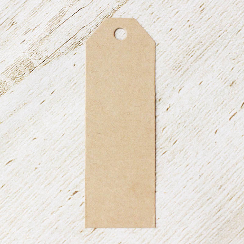 ペーパーミニタグ 無地クラフト 93656 100枚/束(ご注文単位1束)【直送品】