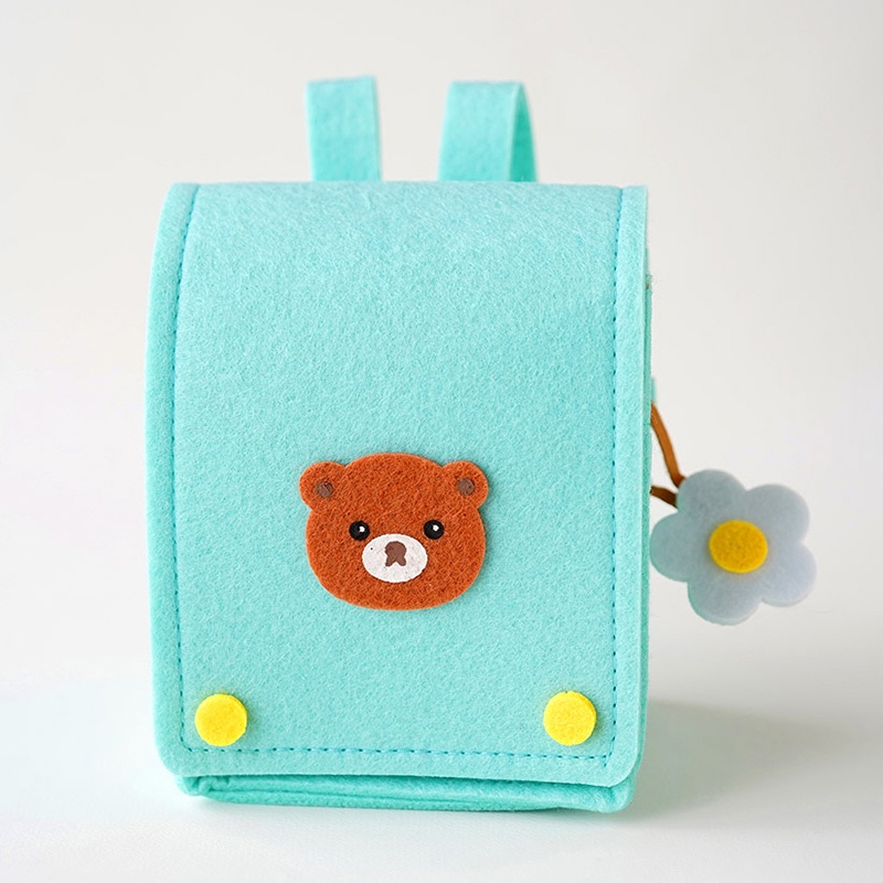 フェルトランドセル くまさん ミントブルー 97759 6個/束(ご注文単位1束)【直送品】