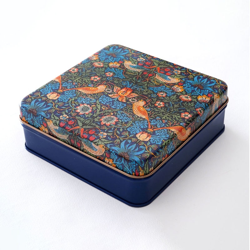 ギフト缶 ウィリアム・モリス柄 いちご泥棒 98336 1個(ご注文単位10個)【直送品】