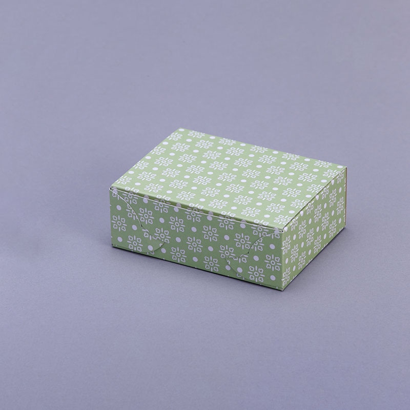 cotta サービス箱　和B 4号 611　グリーン 10枚/束（ご注文単位1束）【直送品】