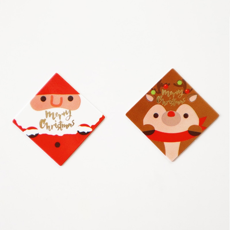 cotta ケーキピック サンタ&トナカイ 93950 10組/束(ご注文単位1束)【直送品】