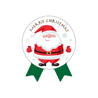 cotta クリスマスシール リボン 77747 100枚/袋(ご注文単位1袋)【直送品】