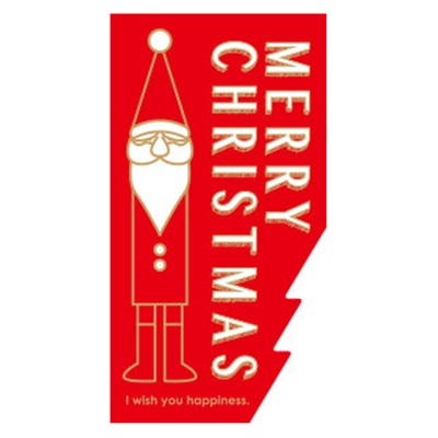 シール スタンディングサンタ 74452 100枚/束(ご注文単位1束)【直送品】