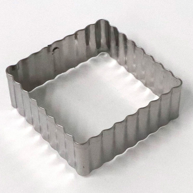 ステンレスクッキー型　波型スクエア  98561 1個（ご注文単位1個）【直送品】