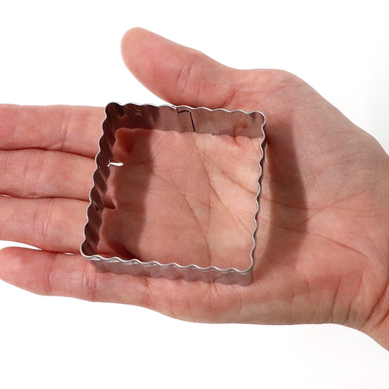 ステンレスクッキー型　波型スクエア  98561 1個（ご注文単位1個）【直送品】