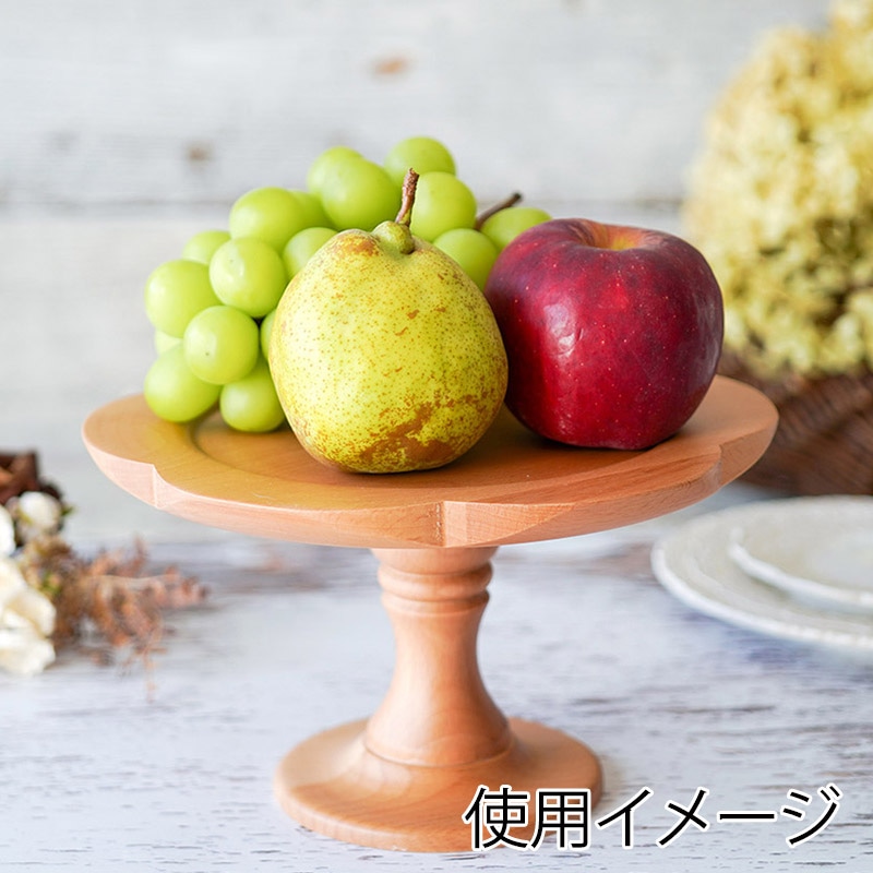 レモン柄の木製ケーキスタンド レモン柄の木製ケーキスタンド レモン柄の木製ケーキスタンド