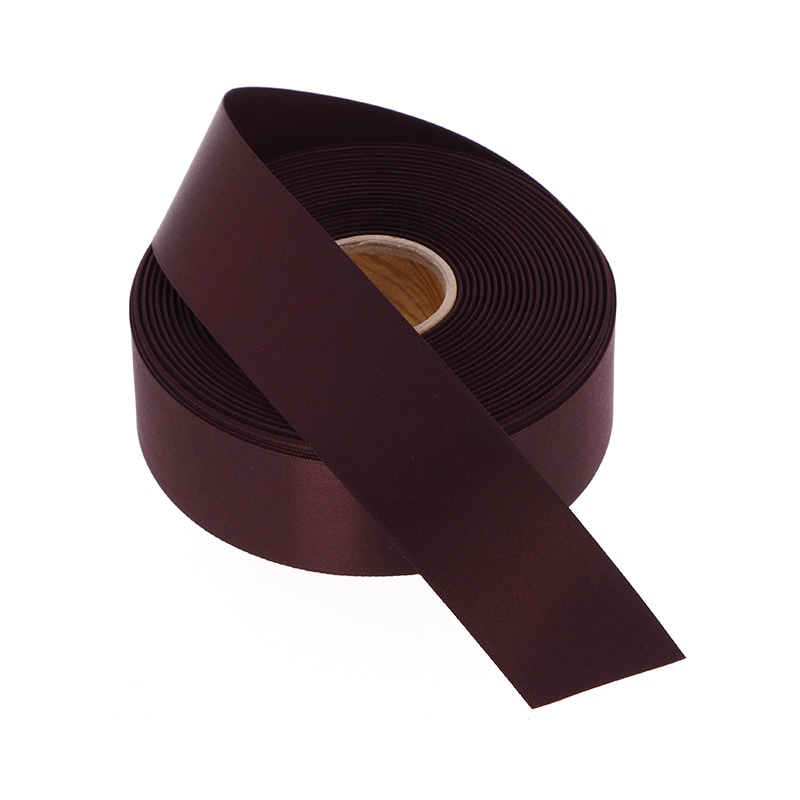 星野 リボン ラスターサテン 40mm幅×45m巻 322126 バーガンディ 1巻