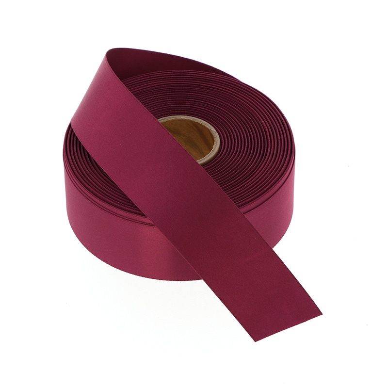 星野 リボン ラスターサテン 40mm幅×45m巻 322128 ボルドー 1巻